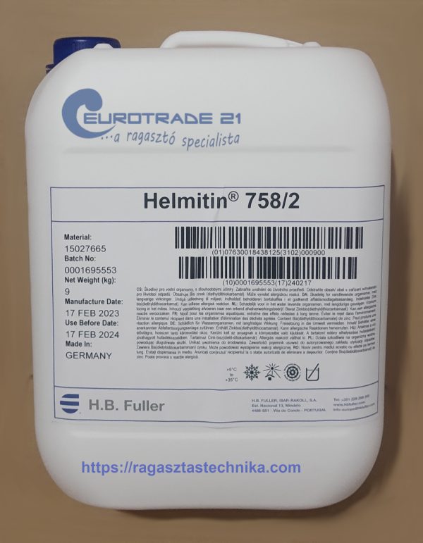 Vízbázisú ragasztó - Helmitin 758/2 / 9 kg