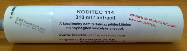 hő és olajálló szilikon - Köditec 114/310 ml/antracit szürke