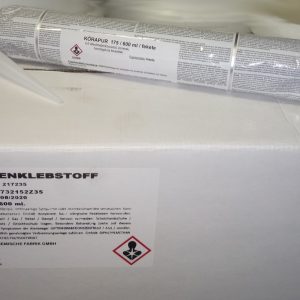szélvédőragasztó - Körapur 175/600 ml/fekete