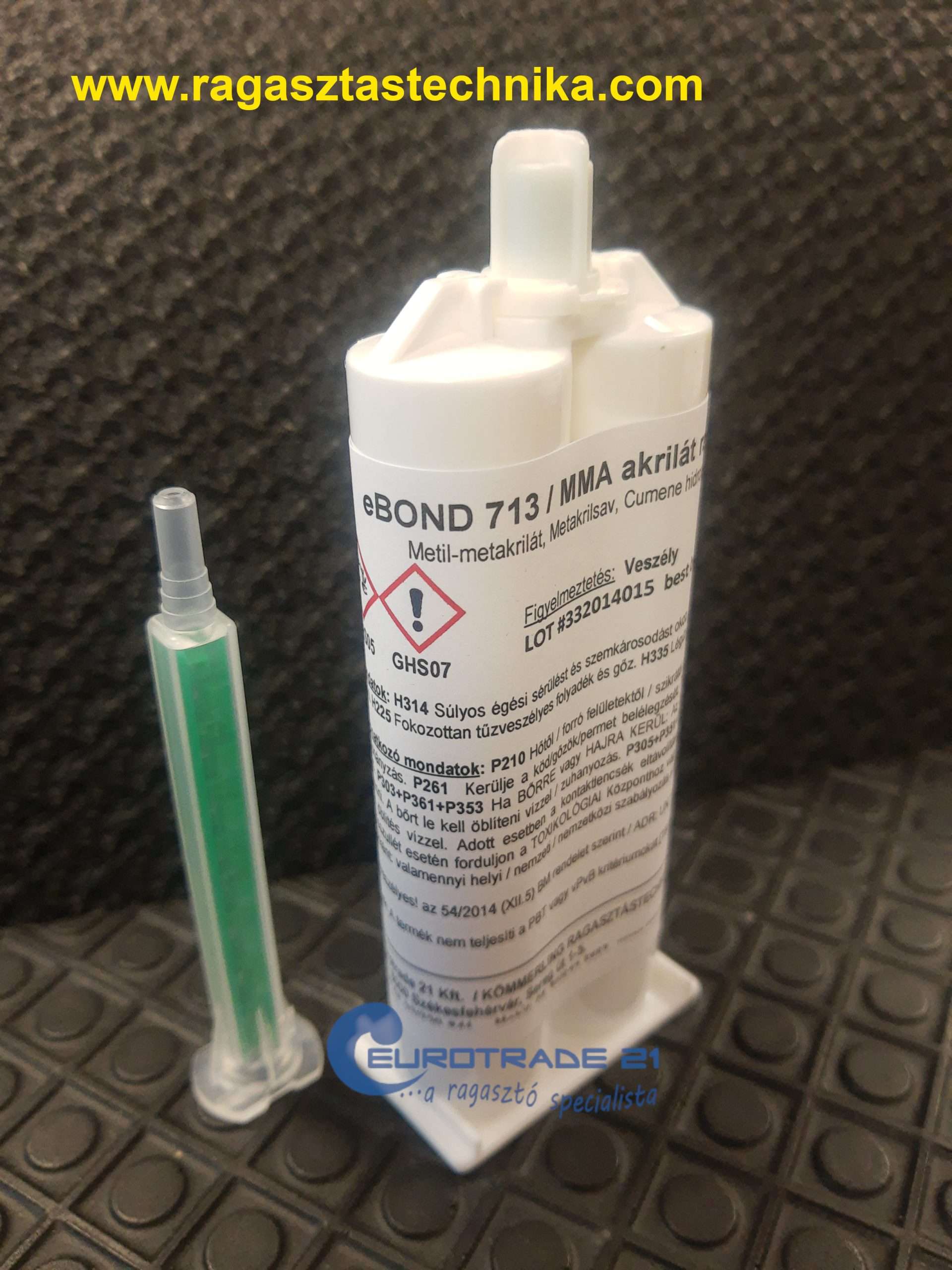 eBOND 713 / 50 ml kétkomponenses erős szerkezeti ragasztó