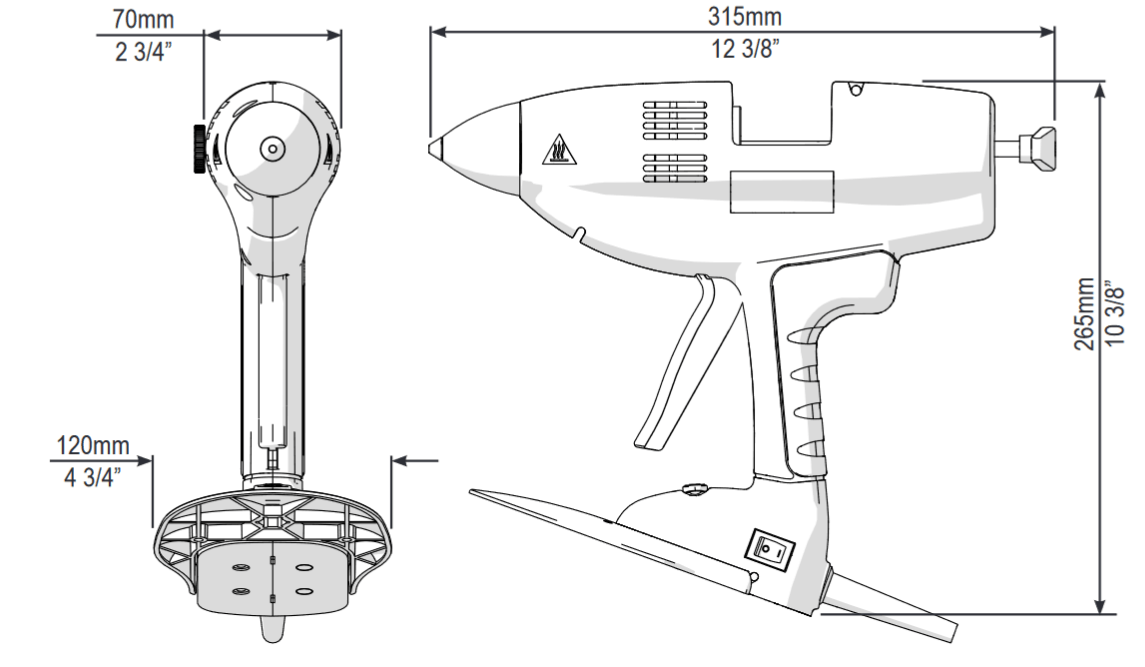 ragasztópisztoly tec 3500-43 - Image 3
