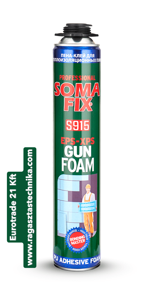 Purhab - S915 polisztirol ragasztó, pisztolyos, 750 ml